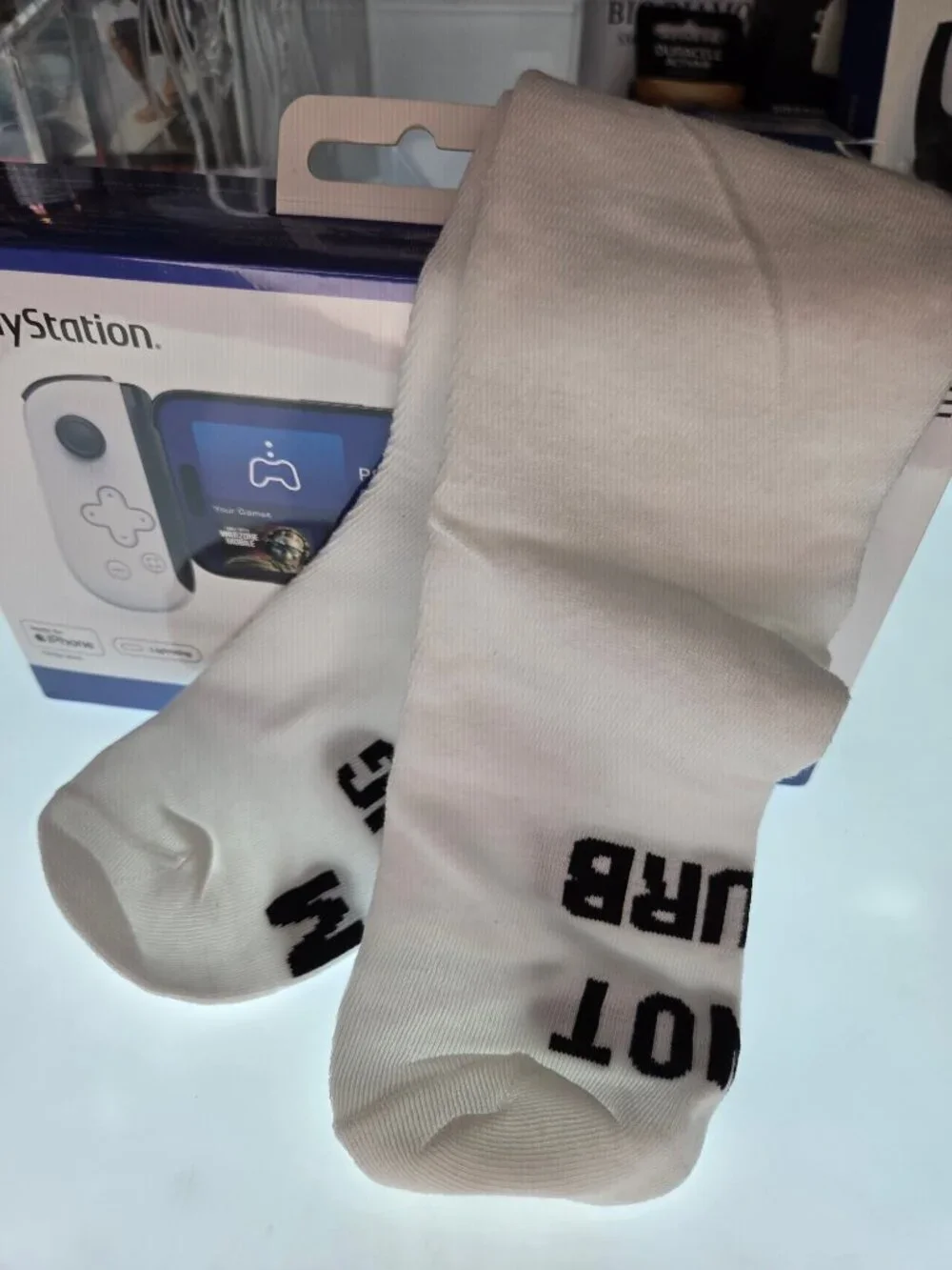 Backbone One Mobile Gaming PlayStation iPhone Ed Controller Bonus Gaming Socks S